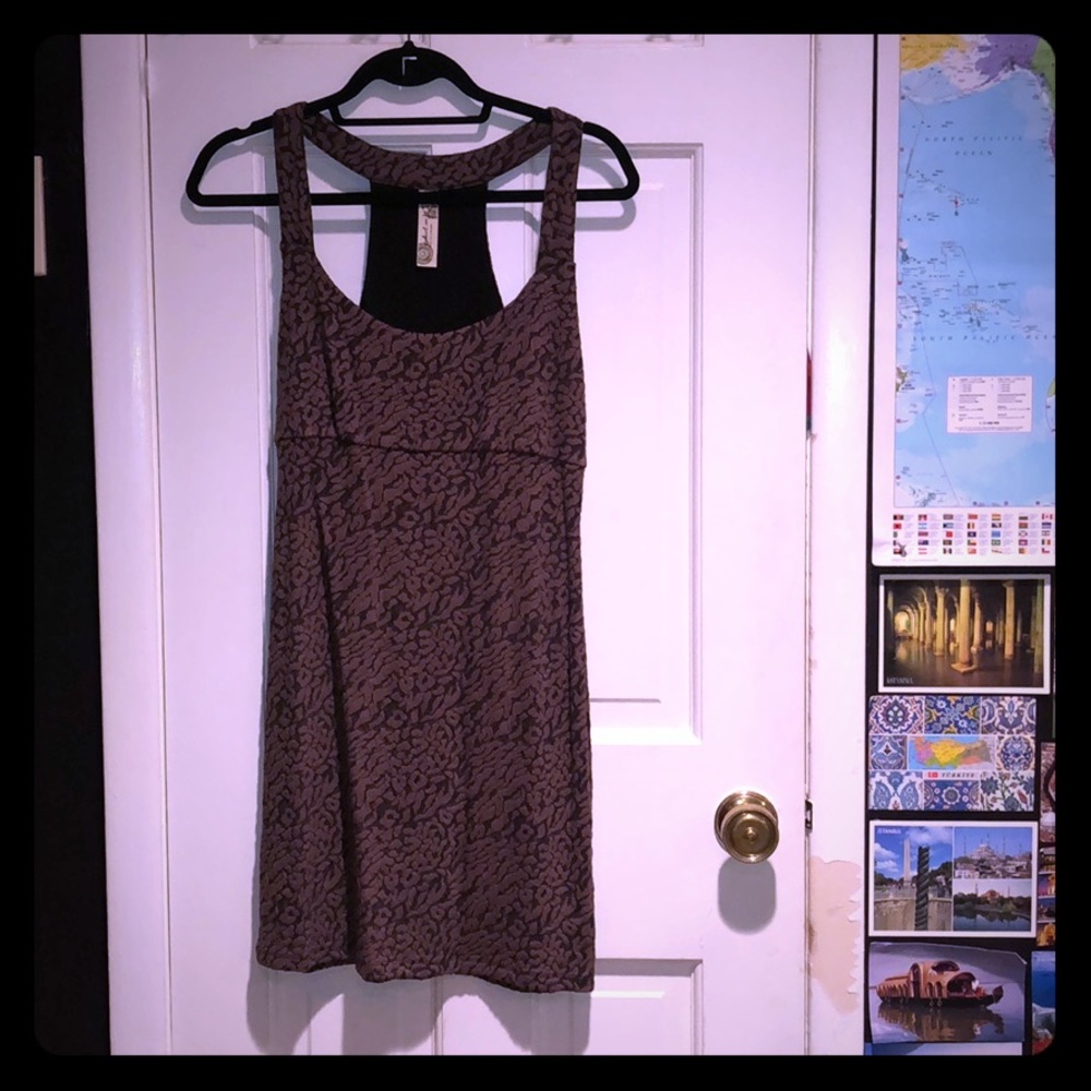Free People Leopard print racerback dress